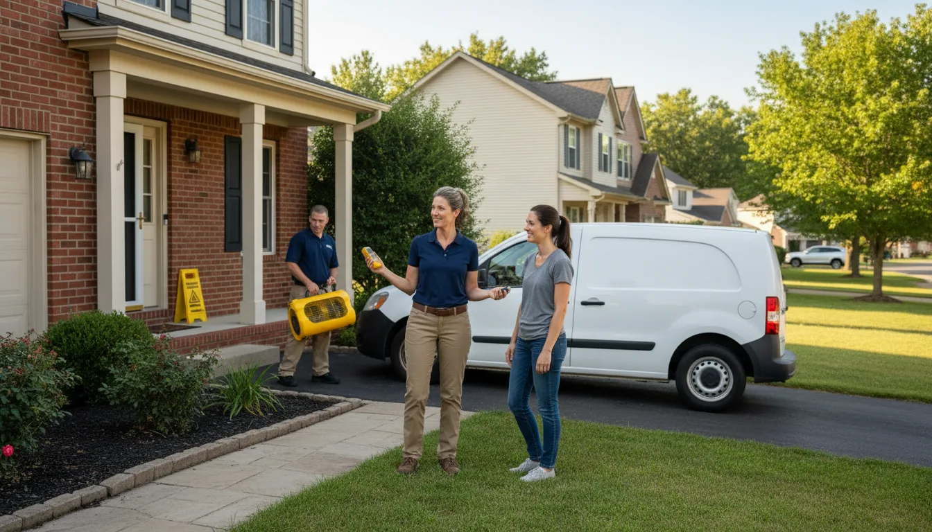 Residential water damage restoration in Summit, SD
